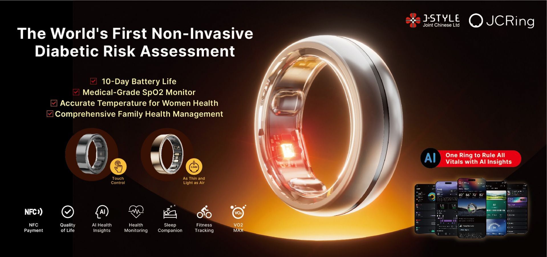 J-Style 2301 Smart Health Ring